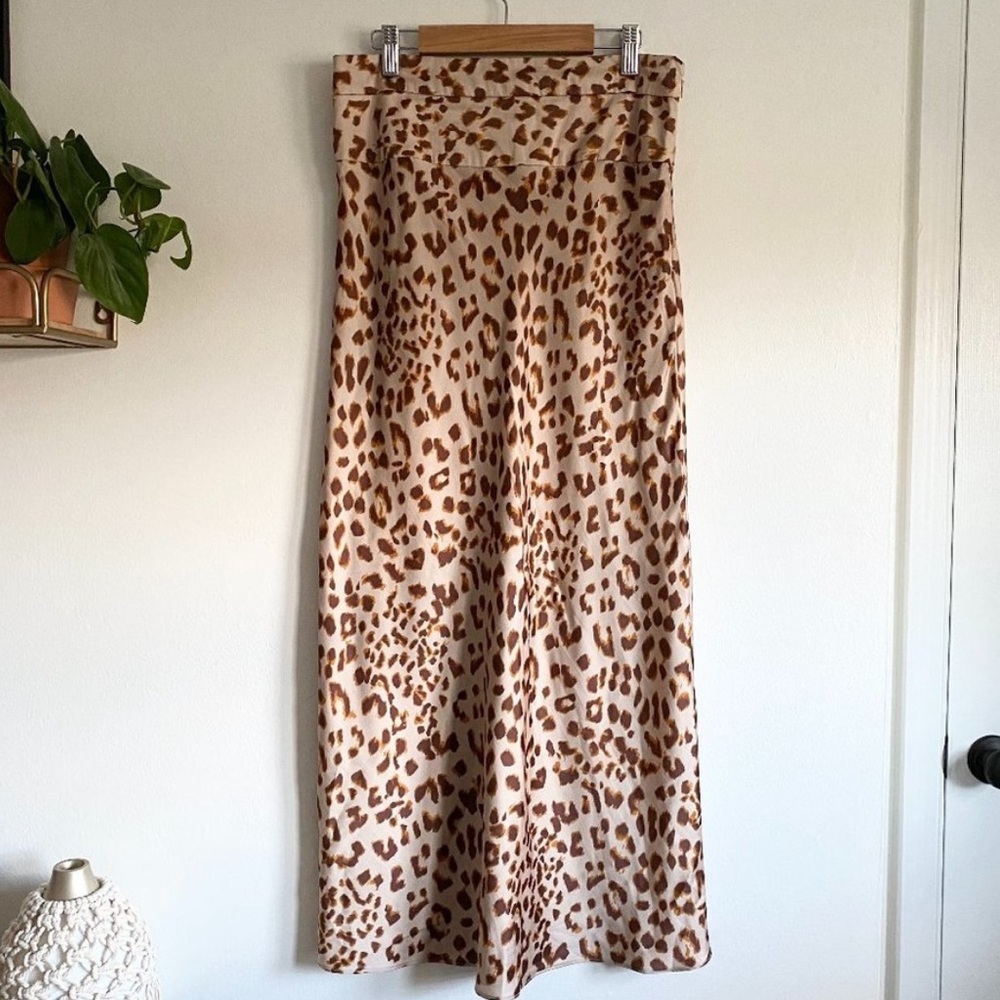 Free People Normani Bias Printed Midi Skirt